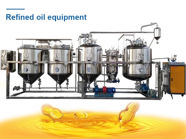 High grade cooking oil refinery machine for small & large plant