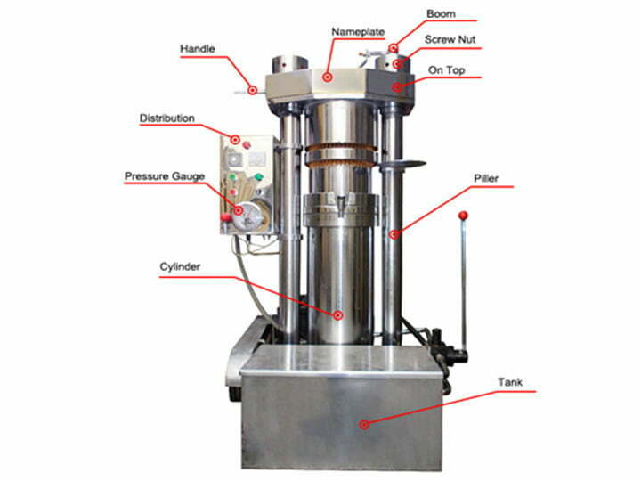 Machine à huile de presse hydraulique 1